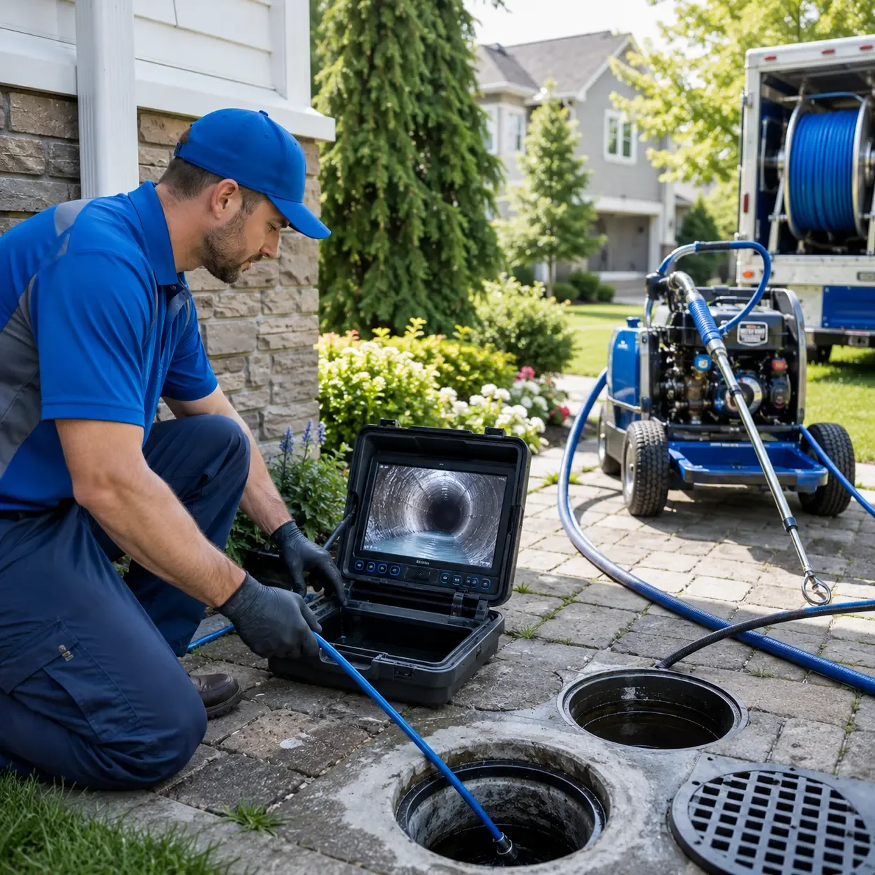 Outdoor drain cleaning professionals serving Atkins, AR